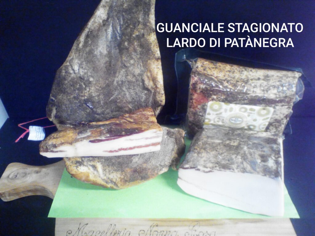 Macelleria Nonna Rosa - Guanciale stagionato - Lardo di Patànegra